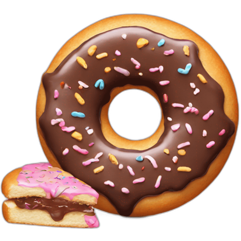 Hommer eat donuts emoji