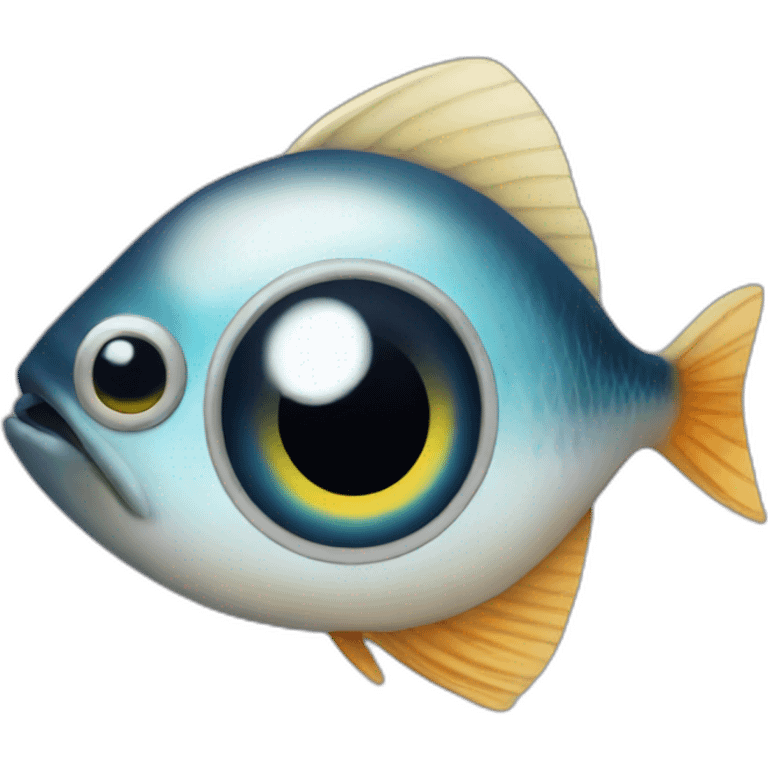 big eye fish emoji