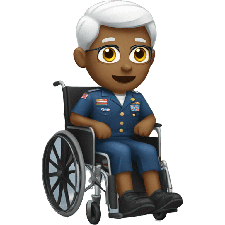 Disabled veteran  emoji