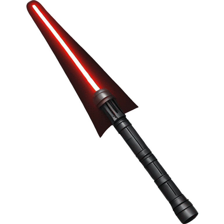 red sith single bladed lightsaber emoji