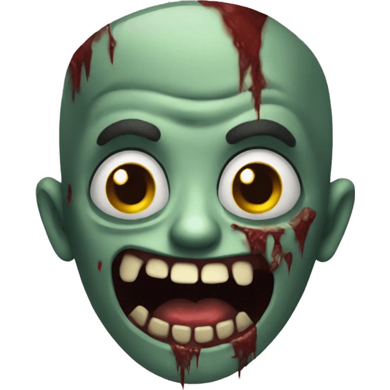 zombie smile emoji