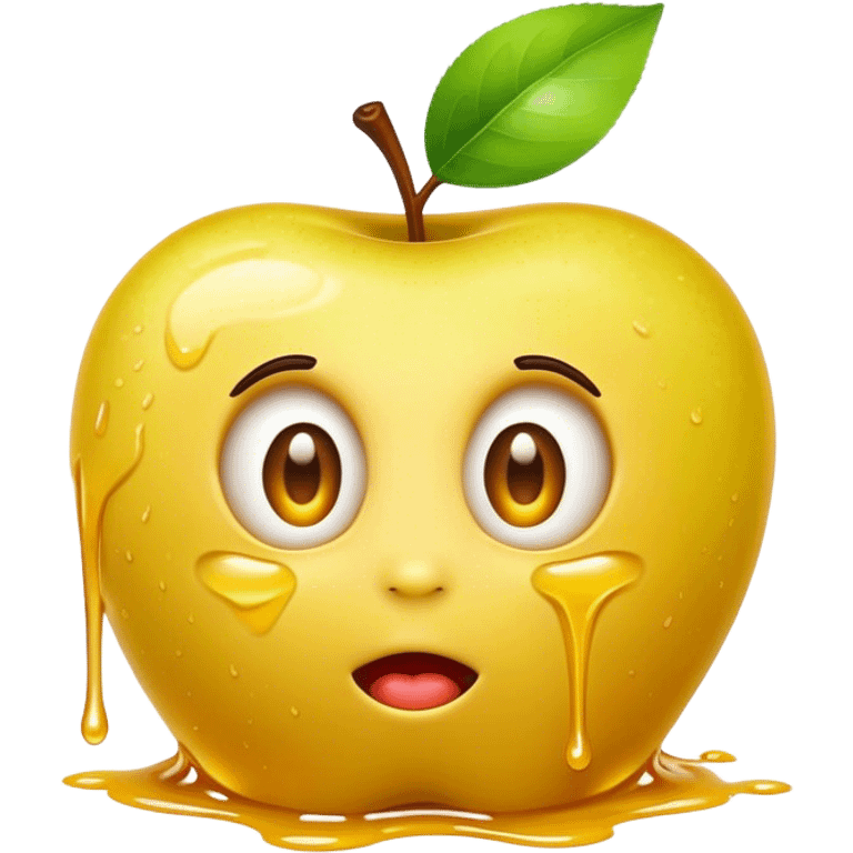 Ground yellow apple emoji eyes rolling emoji