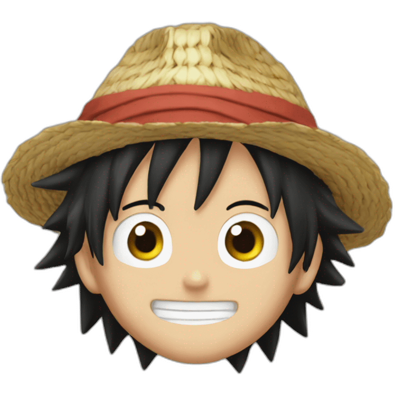 One pièce Luffy emoji