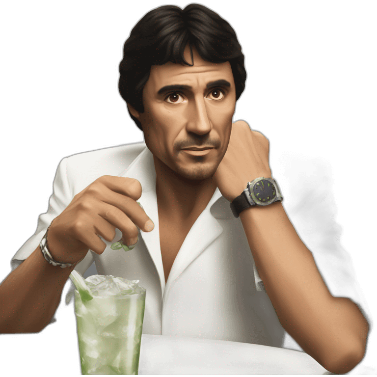 tony montana make a jul signe emoji