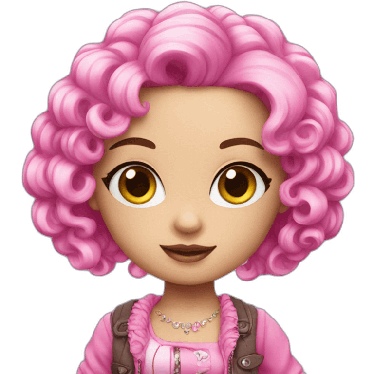 Pinkie cooper doll emoji