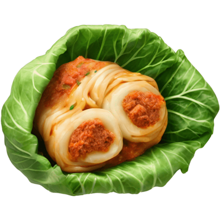 Stuffed cabbage rolls emoji