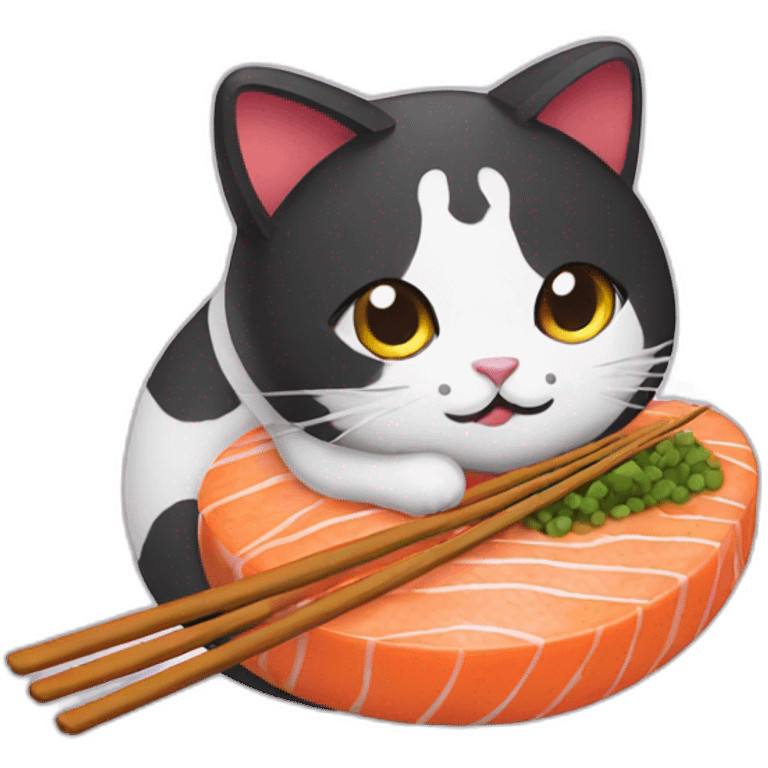 Sushi cat emoji