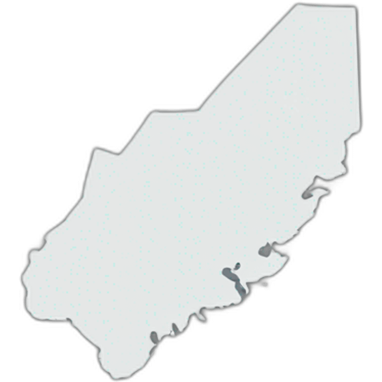 state of maine outline emoji