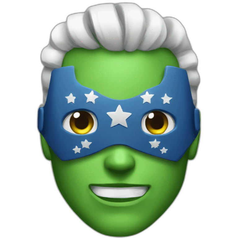 Superhero dollar emoji