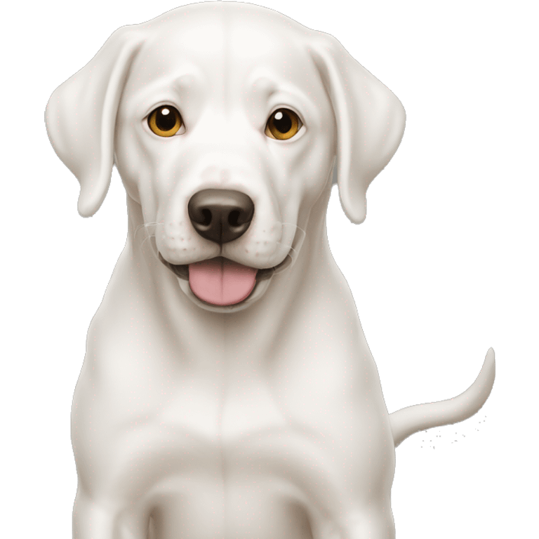 perro albino emoji