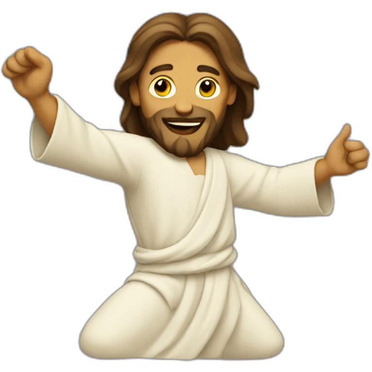 jesus dabing emoji