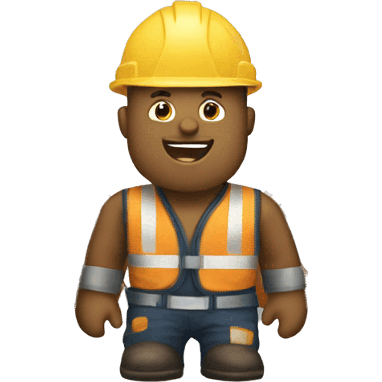 Cône de chantier emoji