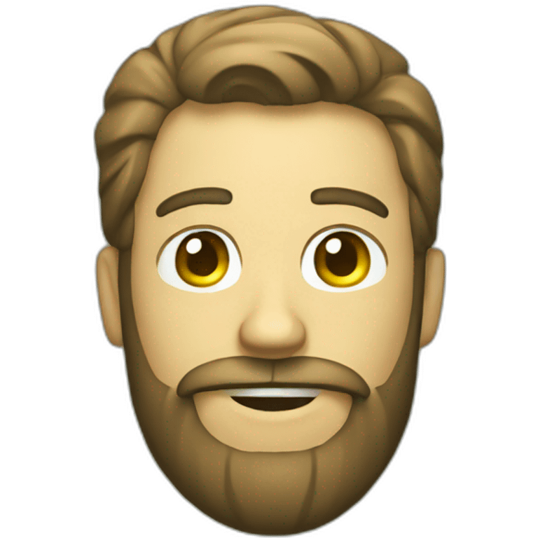 bearded man with money emoji