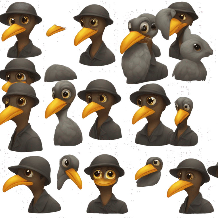 Make an dodo robber emoji emoji