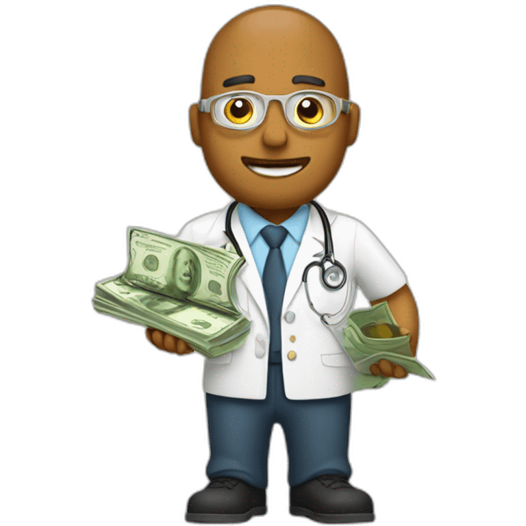 doc with phone and money emoji