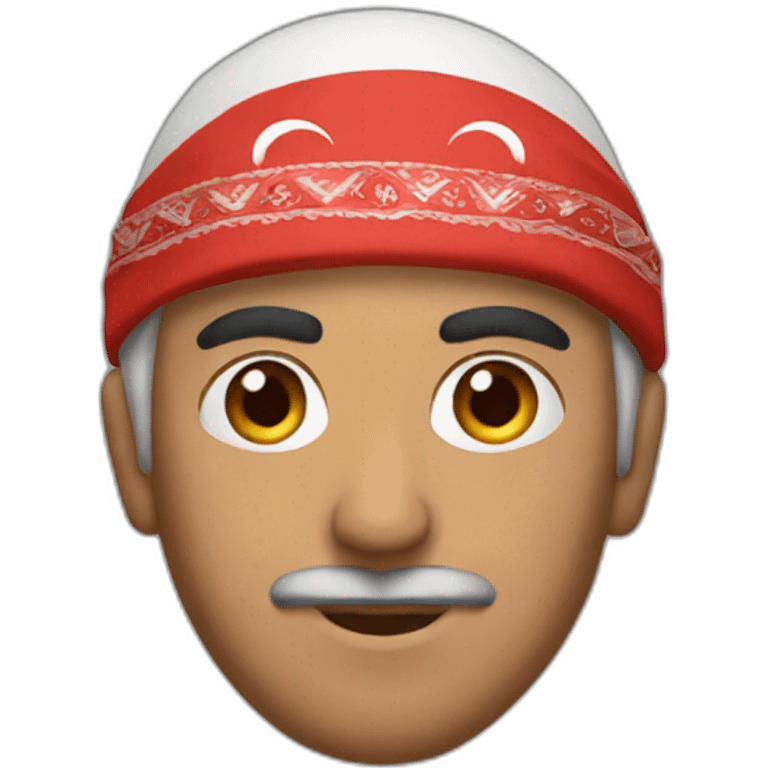 turkish man in bandana emoji