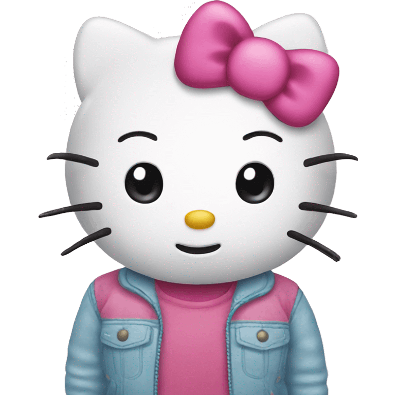 Hello kitty emoji emoji