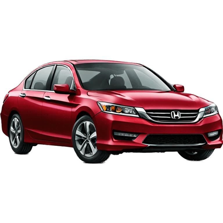 red 2013 honda accord emoji