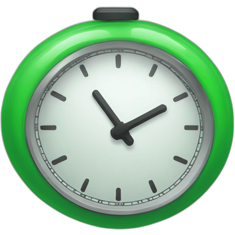 green timer emoji