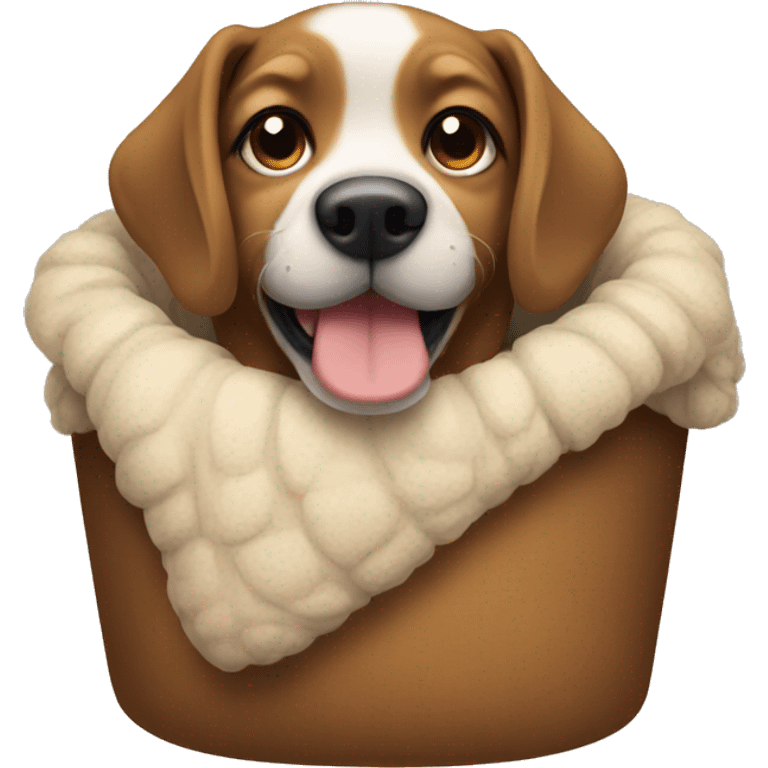 cozy dog emoji