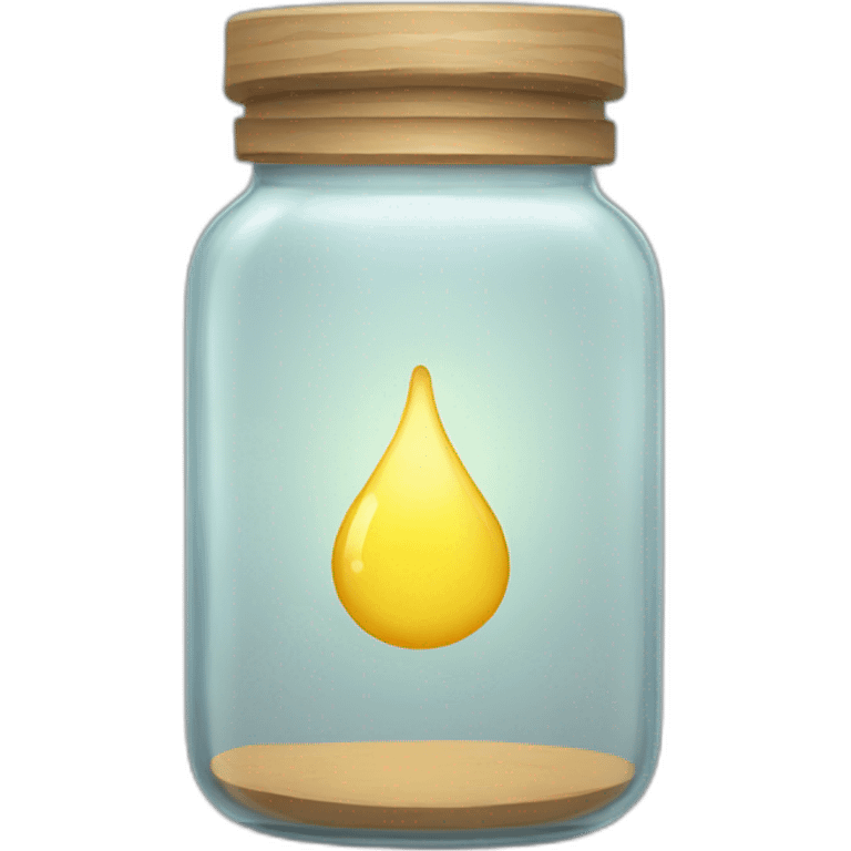 open glass light jar emoji