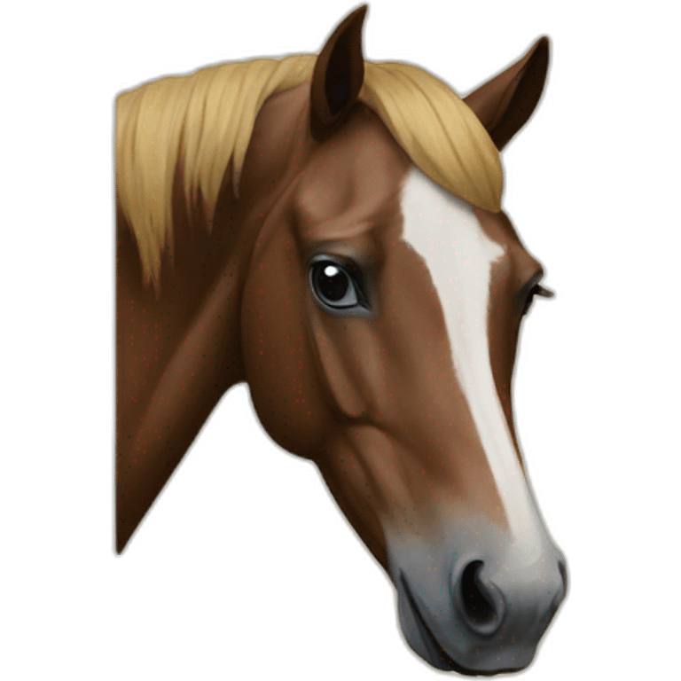 horse painting  emoji