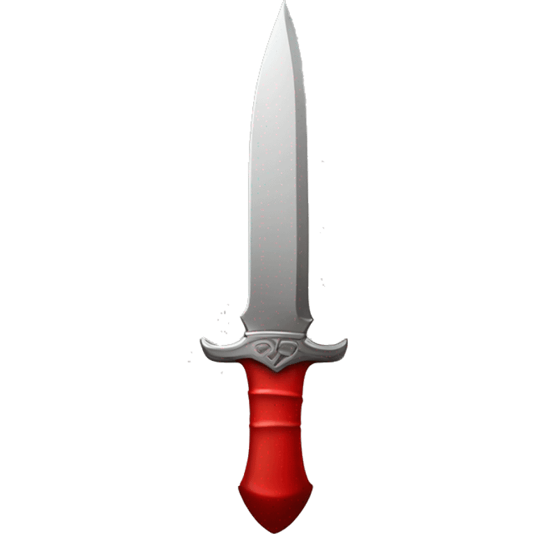 Dagger with red paint on it emoji