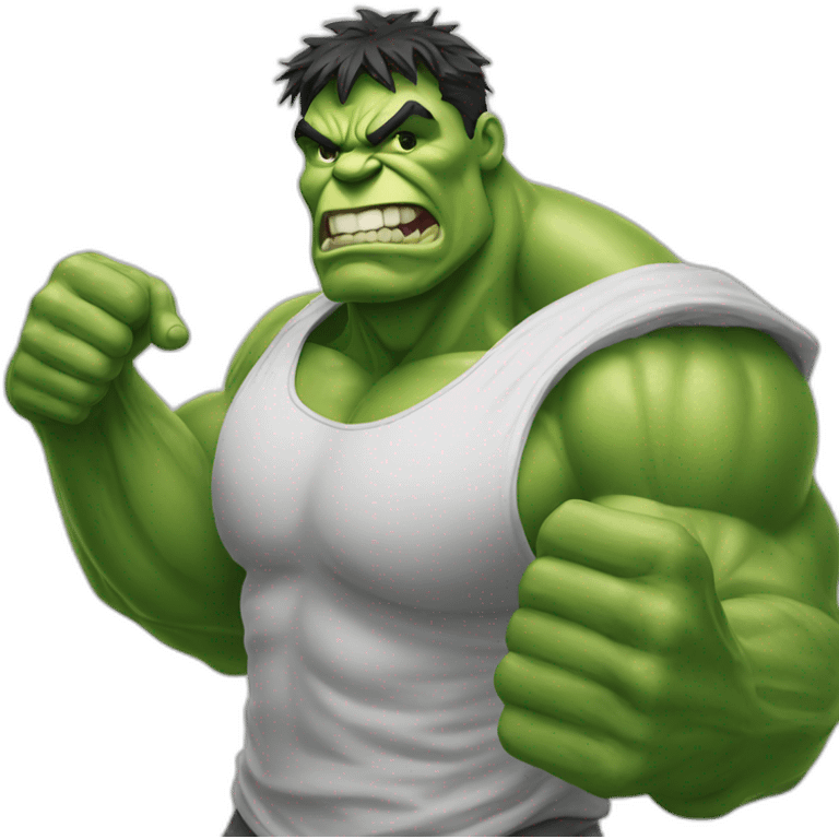 Hulk detailed giving thumbs up emoji