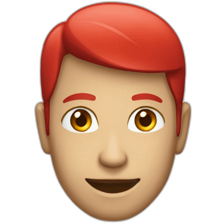 Símbolo do Whatsapp vermelho emoji