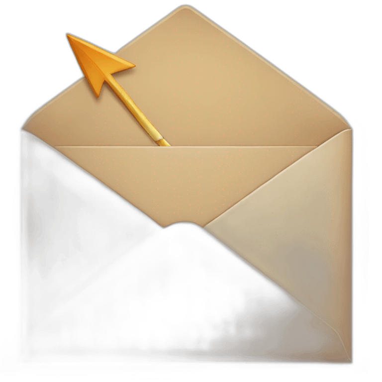 envelope with arrow emoji