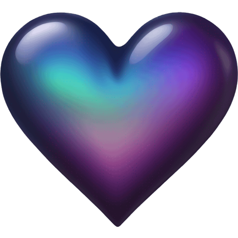 dark iridescent scale heart emoji