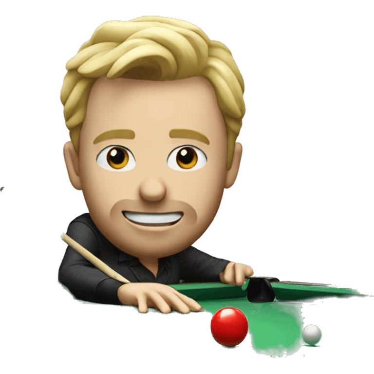 Emoji playing pool emoji