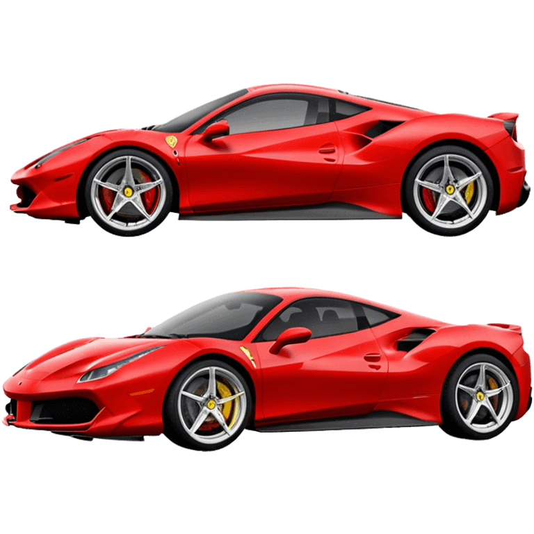 Ferrari 488 GTB - Ferrari (Model Year: 2020) (Iconic colour: Red) emoji