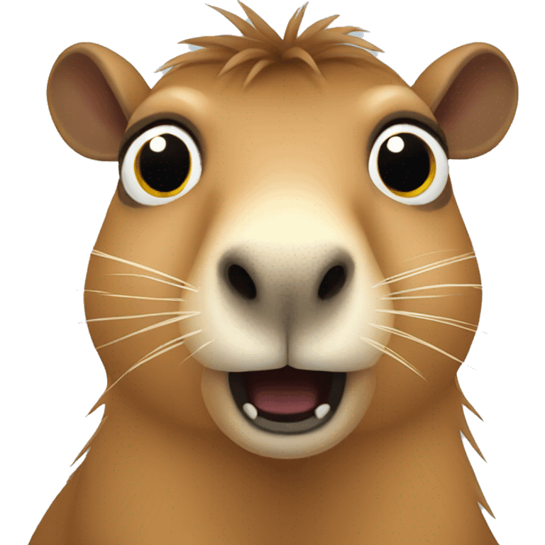 surprised capybara emoji