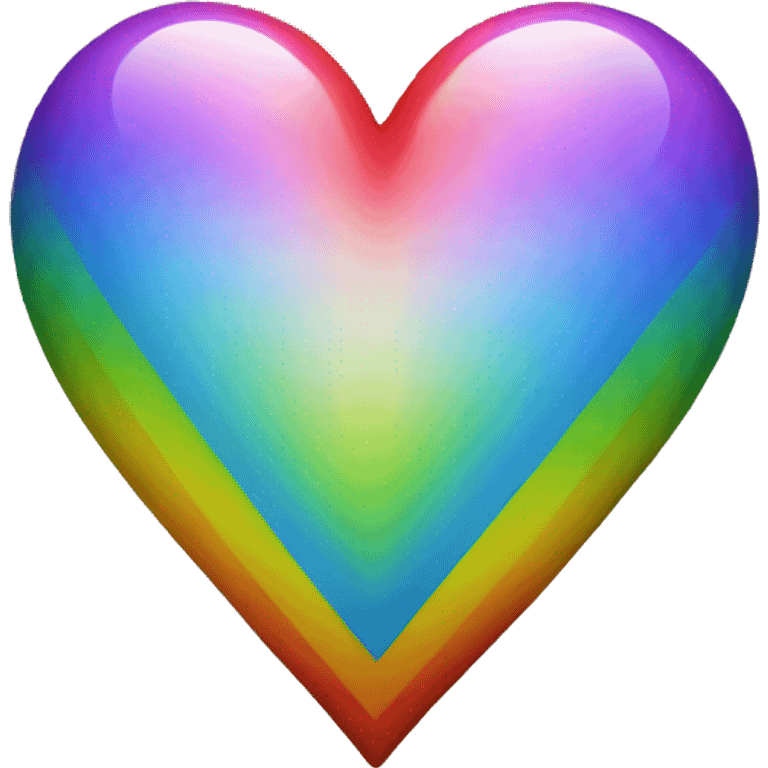 Rainbow heart  emoji