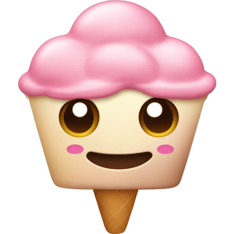 Neapolitan ice cream emoji