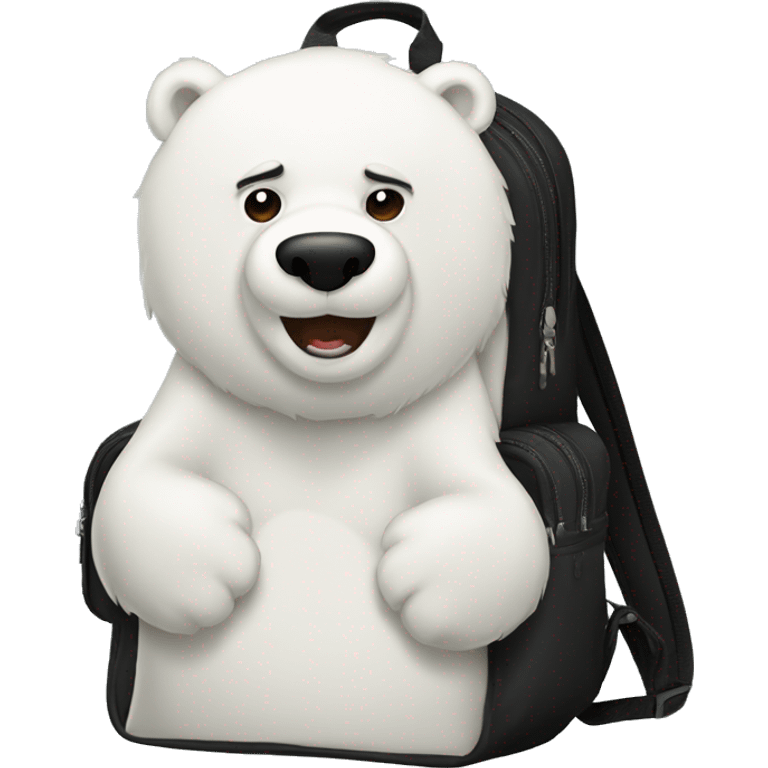 polar bear  shoulderbag emoji