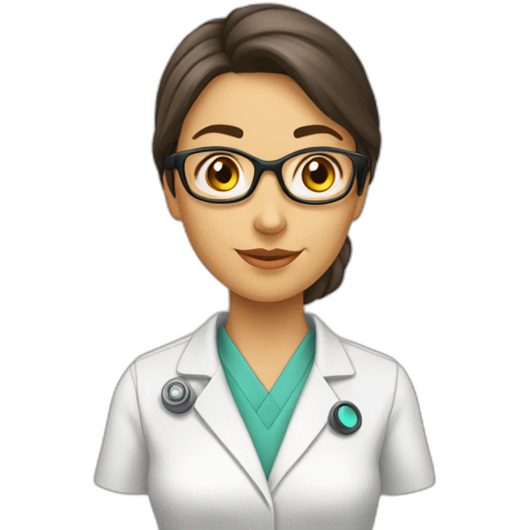 Représentation scientifique corp féminin emoji