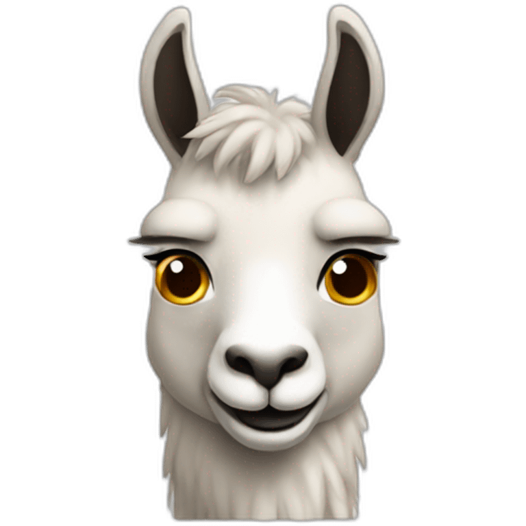 Llama student emoji