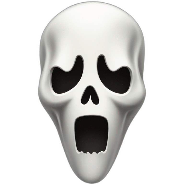 Ghostface scream phone emoji