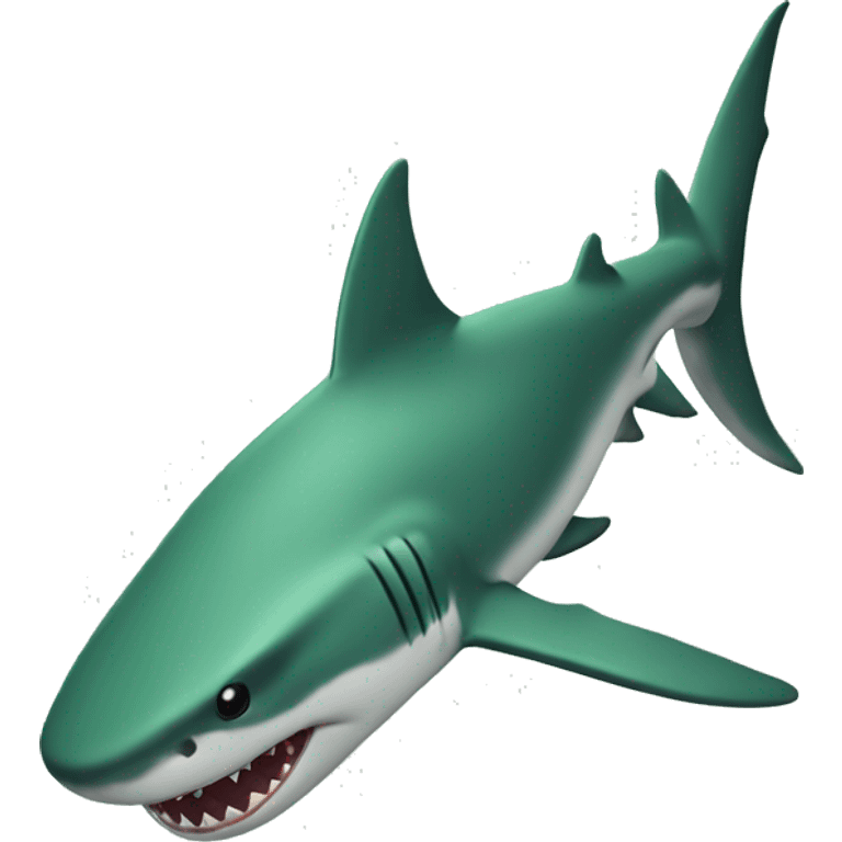 shark green emoji