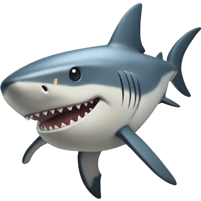 shark with topha emoji