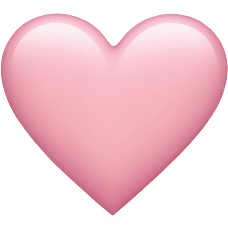 light pink heart emoji