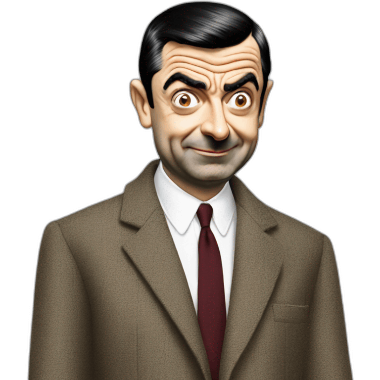 Mr bean wearing balenciaga emoji