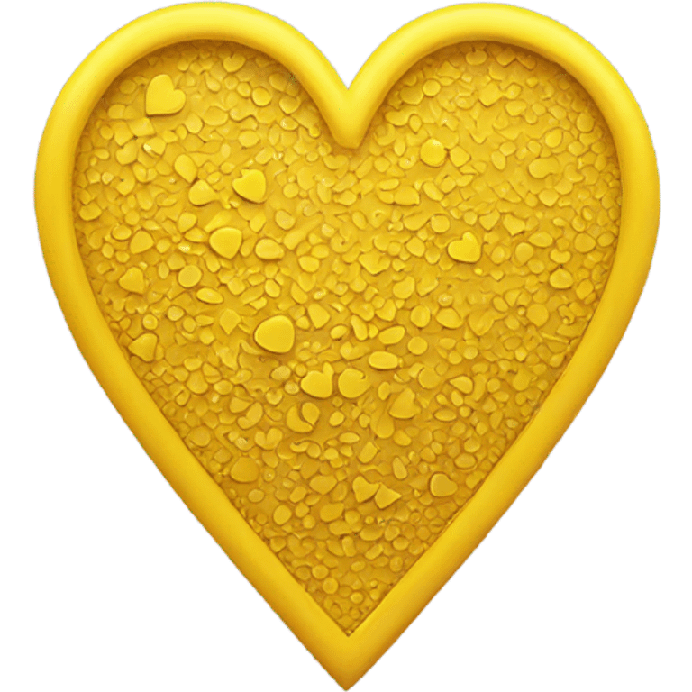 YELLOW HEALING HEART emoji