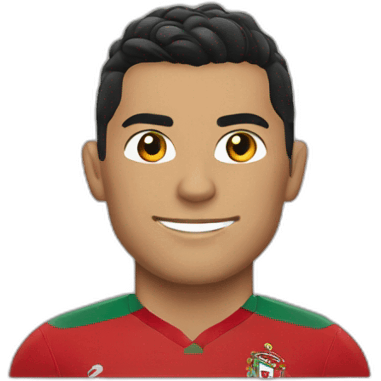 Cr7 avec un maillot portugal emoji