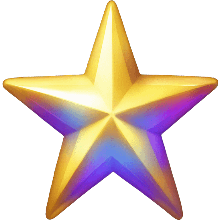 Super shiny star emoji