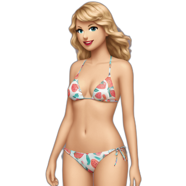 Hot Taylor swift bikini emoji