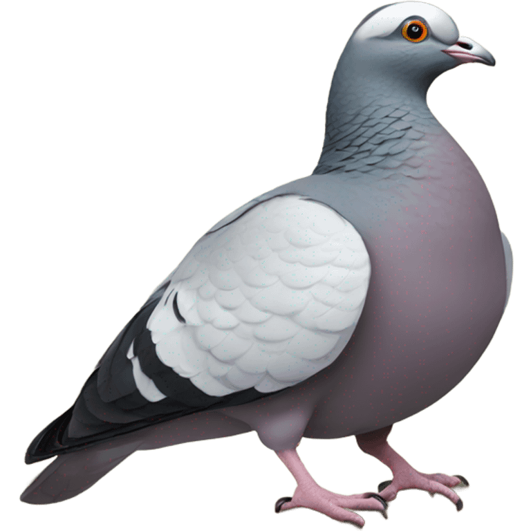 Fat wood pigeon emoji