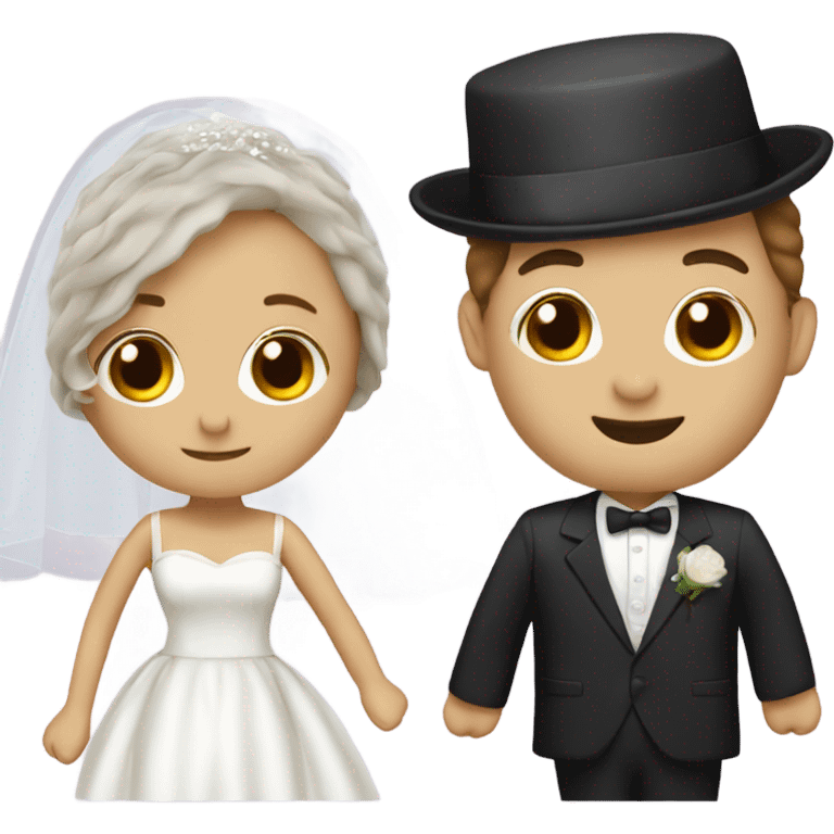 make me an a jewish bride and groom emoji